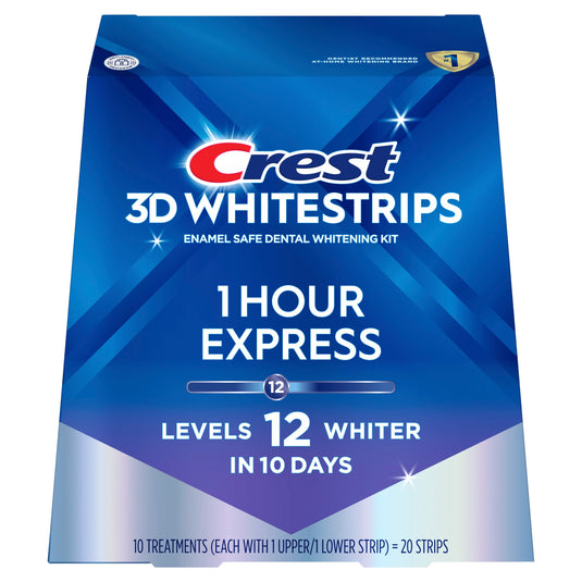 Translation missing: nl.Crest 3D Whitestrips 1-Hour Express – 10 Behandelingen