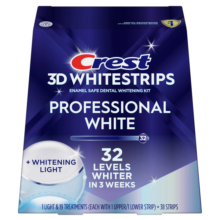 Translation missing: nl.Crest 3D Whitestrips Professional White + Whitening Light At-Home Teeth Whitening Kit – 38 Strips