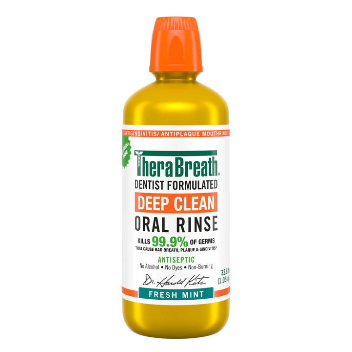 Translation missing: nl.TheraBreath Deep Clean Oral Rinse – Fresh Mint