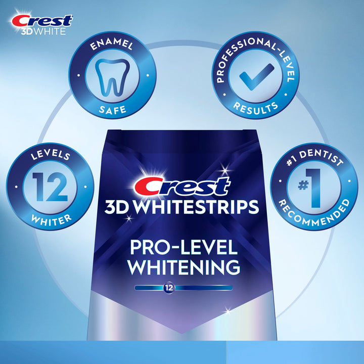 Translation missing: nl.Crest 3D Whitestrips Pro-Level Whitening At-Home Whitening Kit – 40 Strips