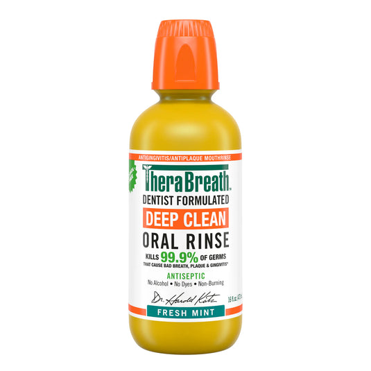 Translation missing: nl.TheraBreath Deep Clean Oral Rinse – Fresh Mint
