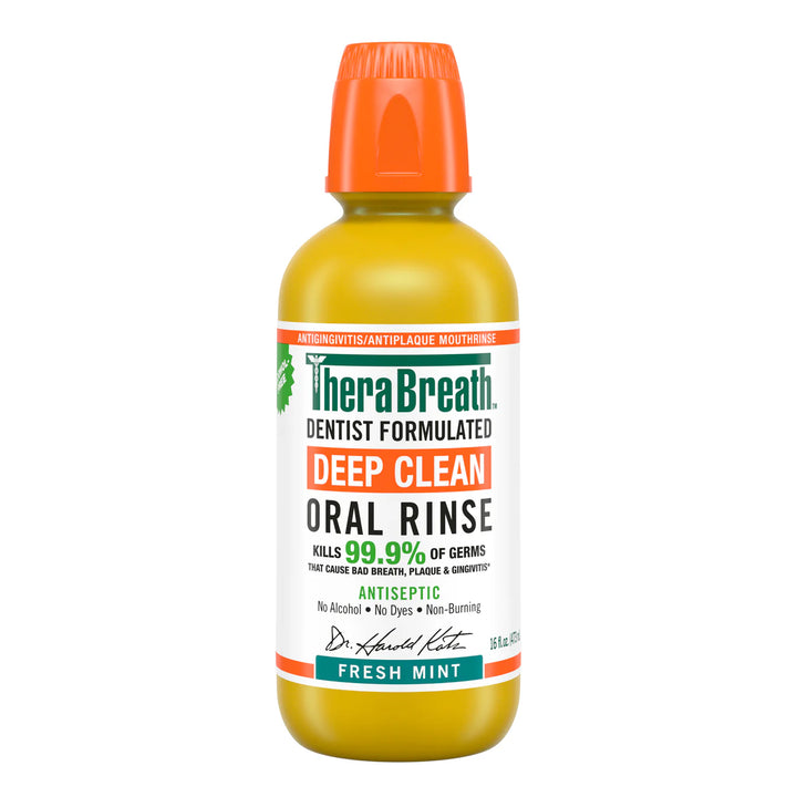 Translation missing: nl.TheraBreath Deep Clean Oral Rinse – Fresh Mint
