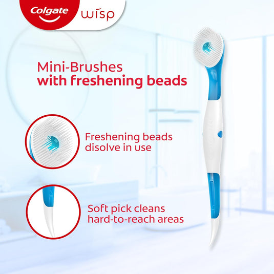 Translation missing: nl.Colgate Max Fresh Wisp Disposable Mini Travel Toothbrushes – Peppermint