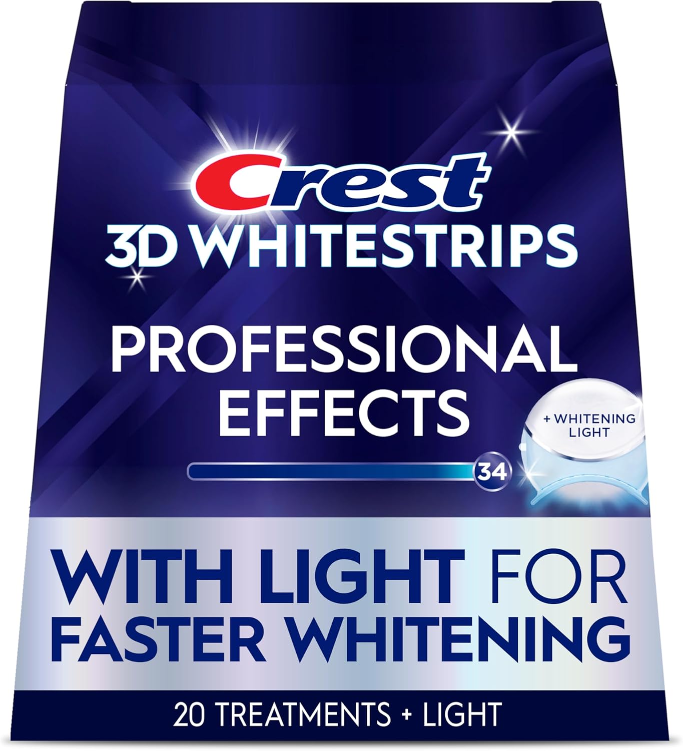 Translation missing: nl.Crest 3D Whitestrips Professional Effects + LED Light – 20 Behandelingen