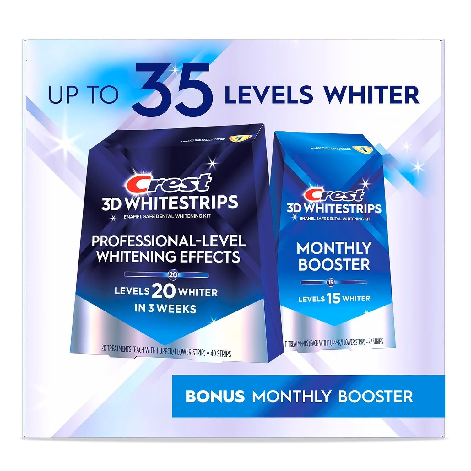 Translation missing: nl.Crest 3D Whitestrips Professional Effects &amp; Supreme Bright Whitening Kit