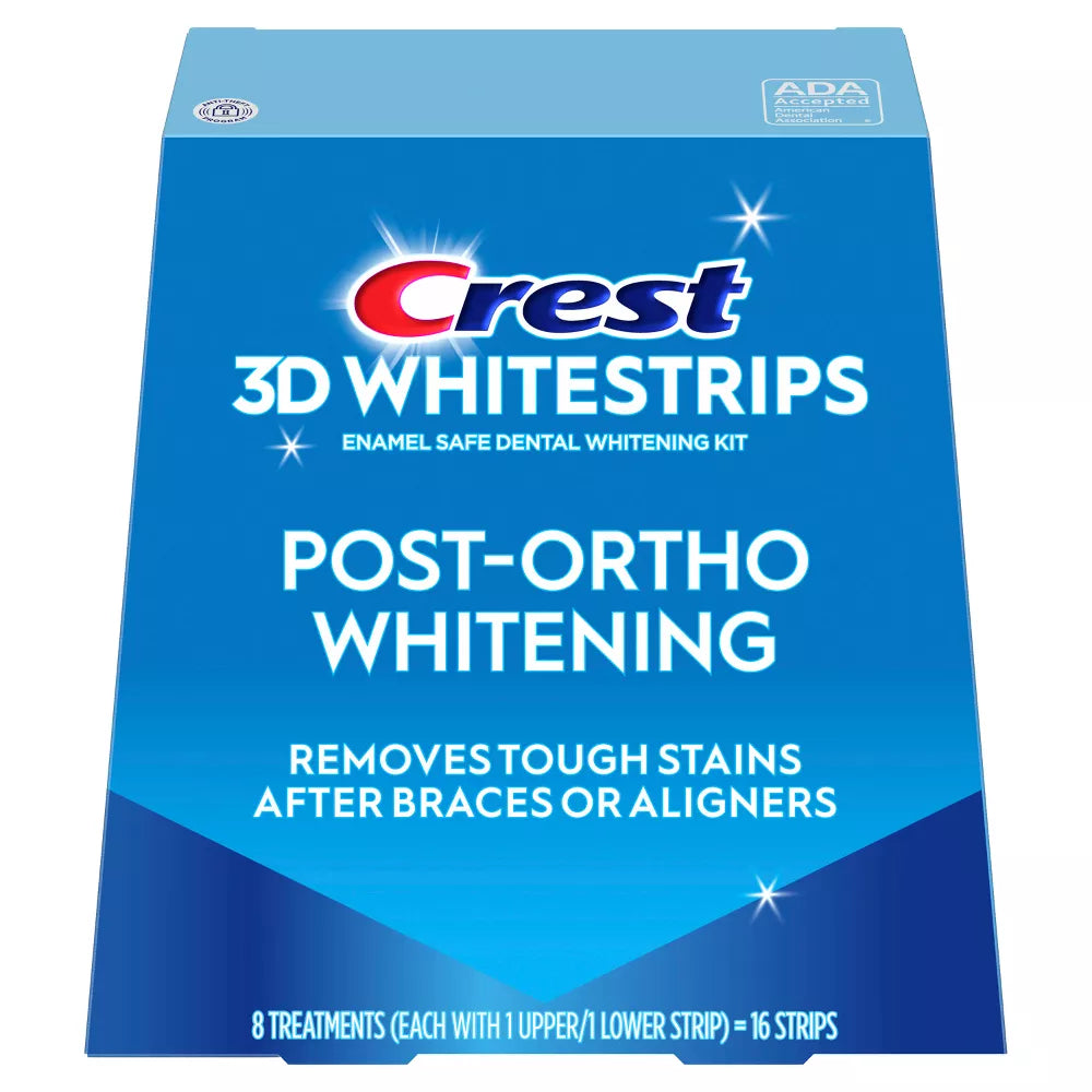 Translation missing: nl.Crest 3D Whitestrips Post-Ortho Whitening – 8 Strips
