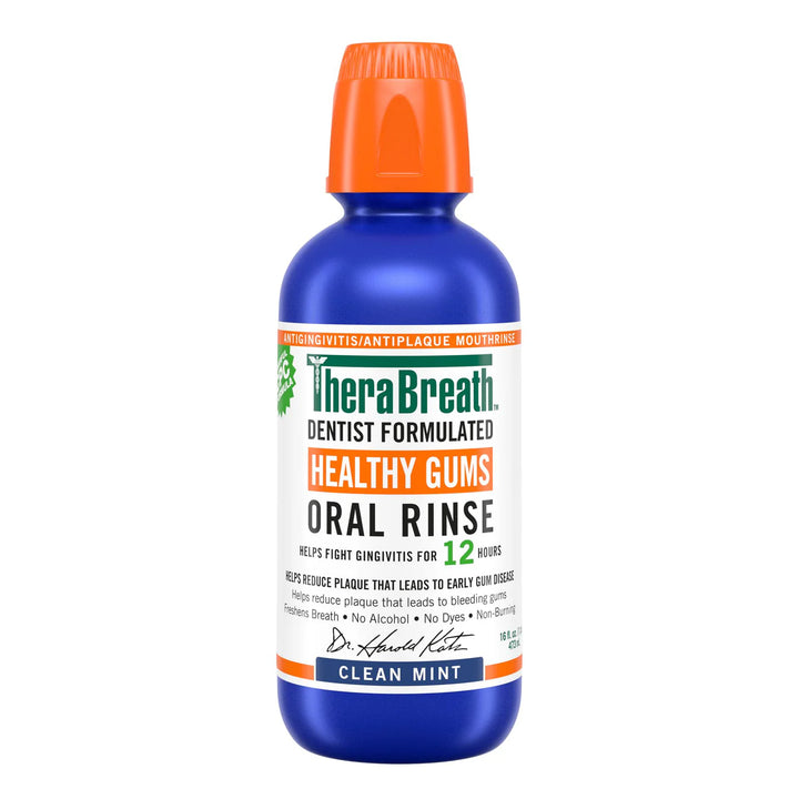 Translation missing: nl.TheraBreath Healthy Gums Oral Rinse with Added CPC – Clean Mint