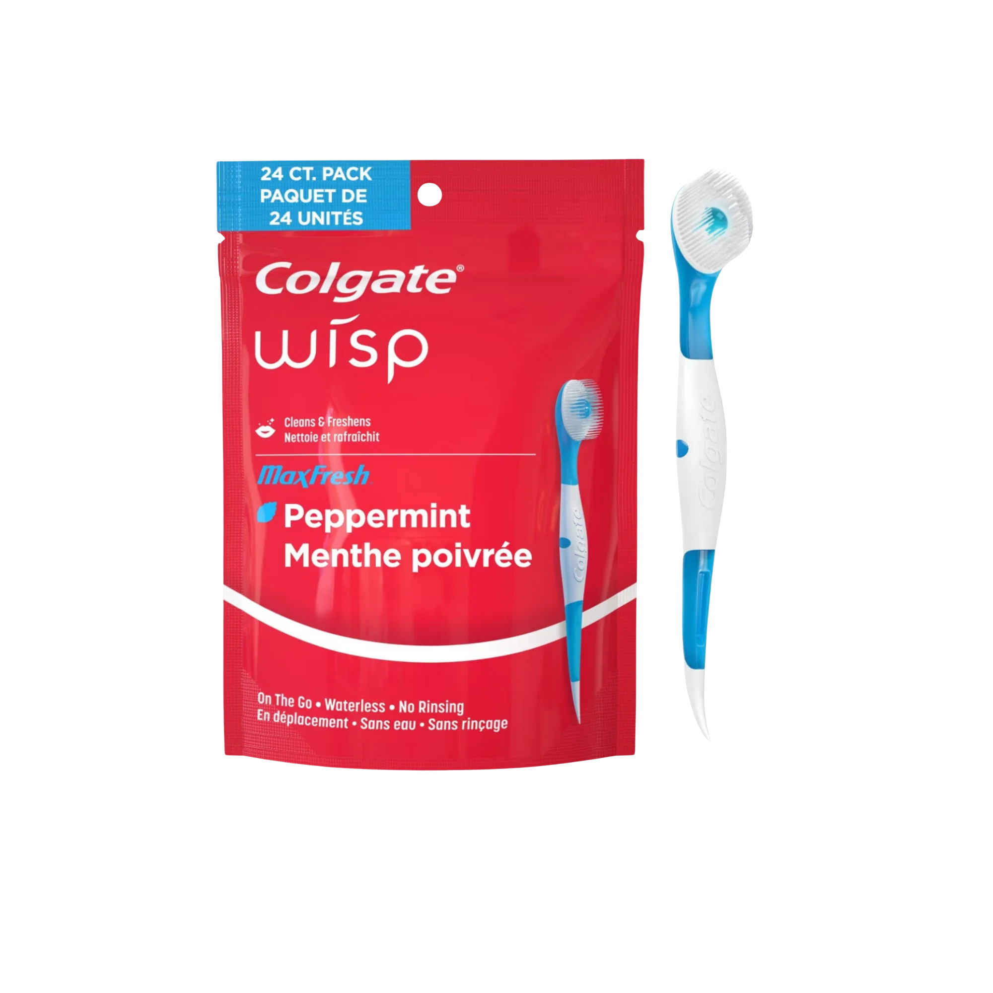Translation missing: nl.Colgate Max Fresh Wisp Disposable Mini Travel Toothbrushes – Peppermint