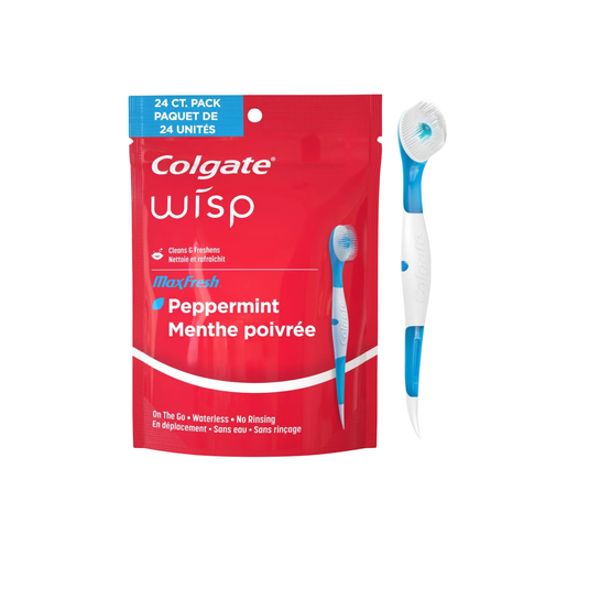Translation missing: nl.Colgate Max Fresh Wisp Disposable Mini Travel Toothbrushes – Peppermint